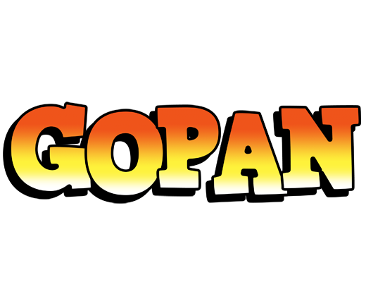 Gopan sunset logo