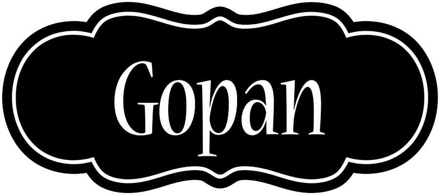 Gopan welcome logo