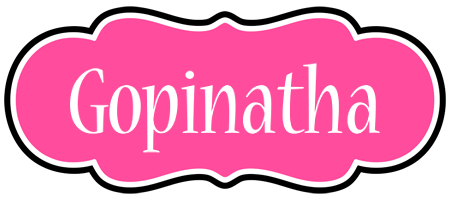 Gopinatha invitation logo