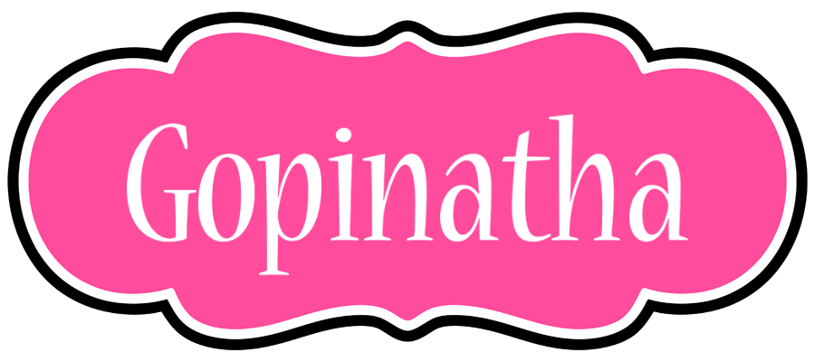 Gopinatha invitation logo
