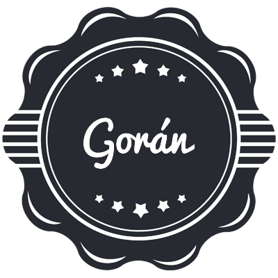 Gorán badge logo