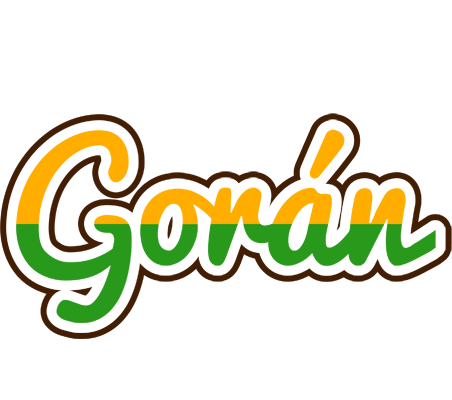 Gorán banana logo