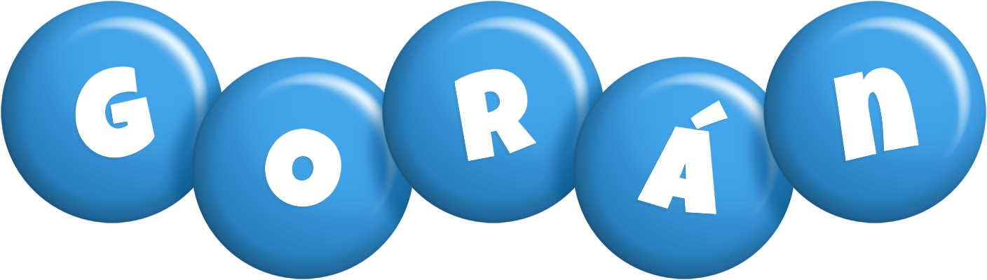 Gorán candy-blue logo