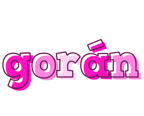 Gorán hello logo