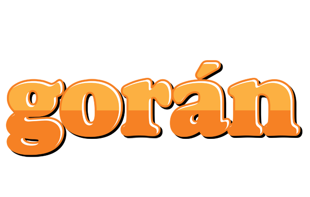Gorán orange logo