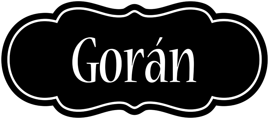Gorán welcome logo