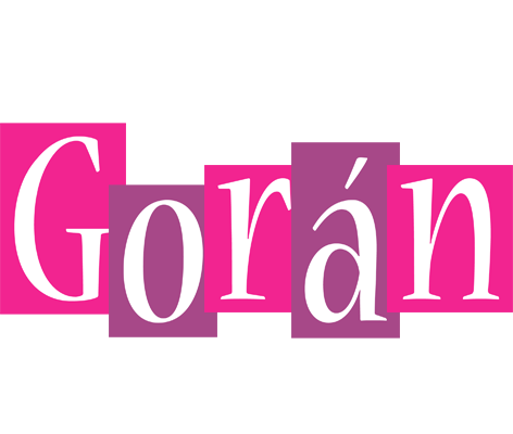 Gorán whine logo