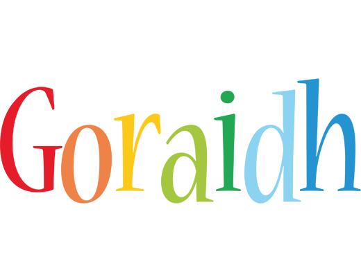 Goraidh birthday logo