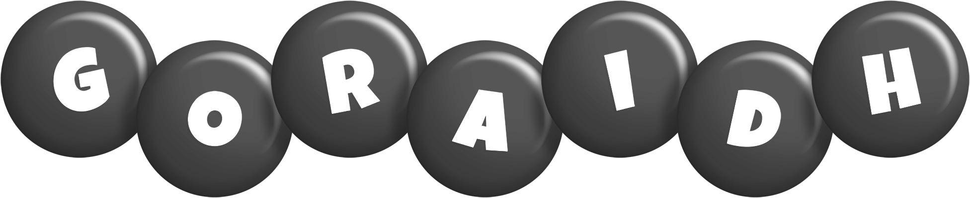 Goraidh candy-black logo