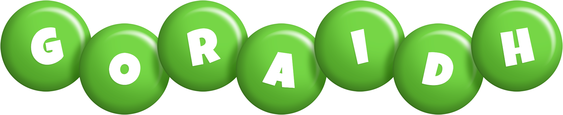 Goraidh candy-green logo