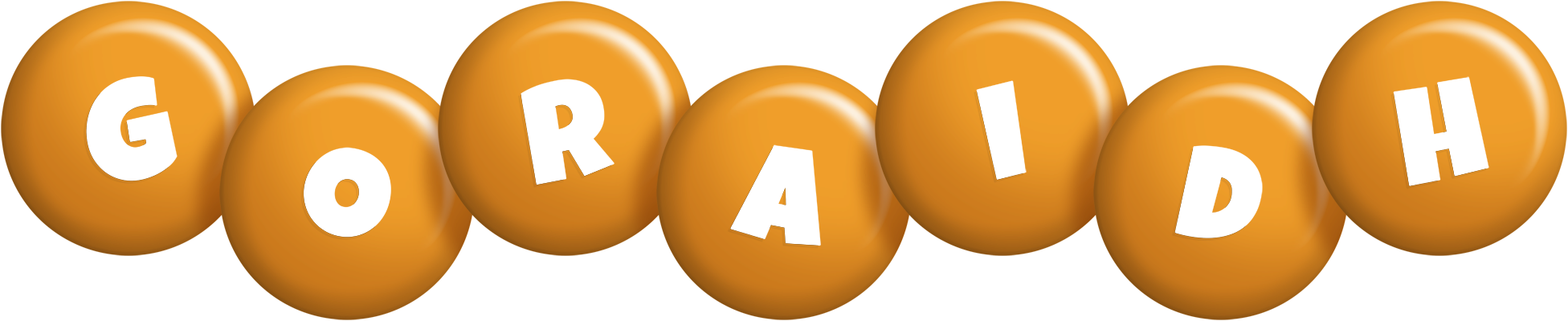 Goraidh candy-orange logo