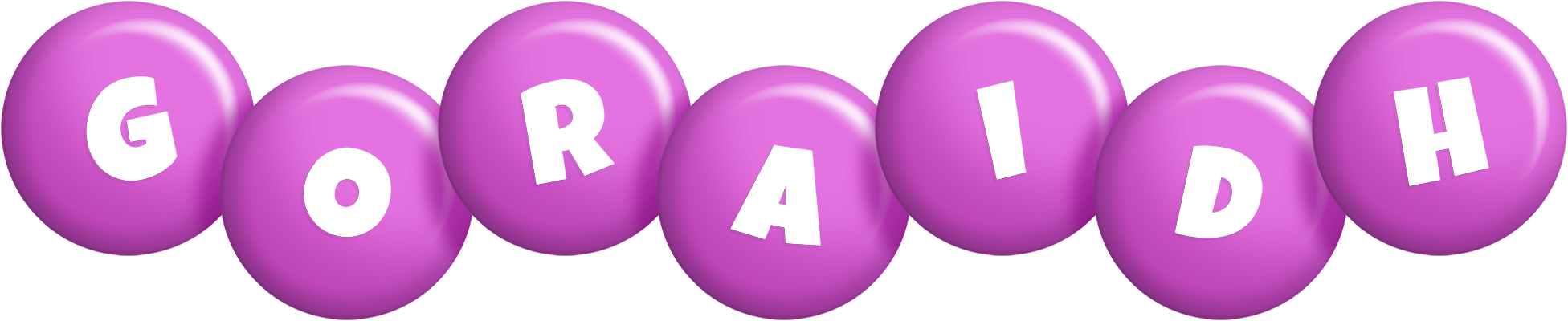 Goraidh candy-purple logo