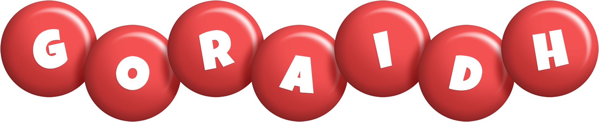 Goraidh candy-red logo