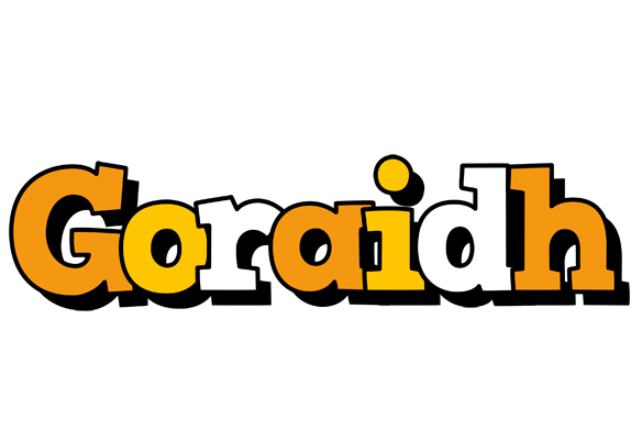 Goraidh cartoon logo