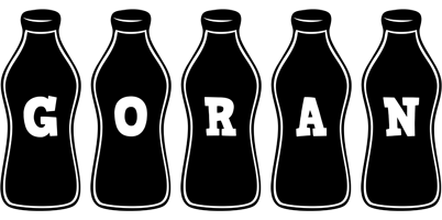 Goran bottle logo