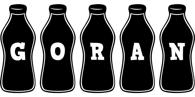 Goran bottle logo