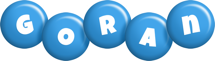 Goran candy-blue logo