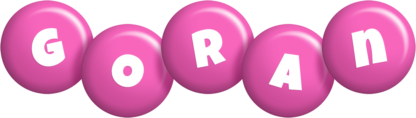 Goran candy-pink logo