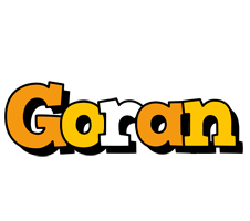 Goran cartoon logo