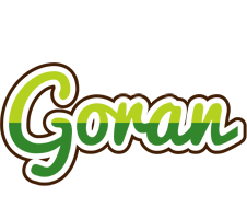 Goran golfing logo