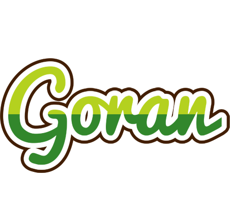 Goran golfing logo
