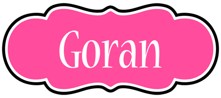 Goran invitation logo