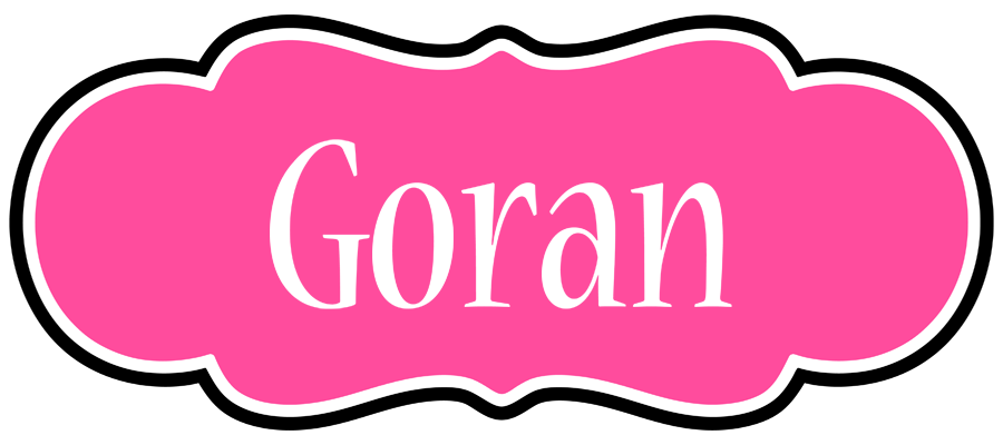 Goran invitation logo