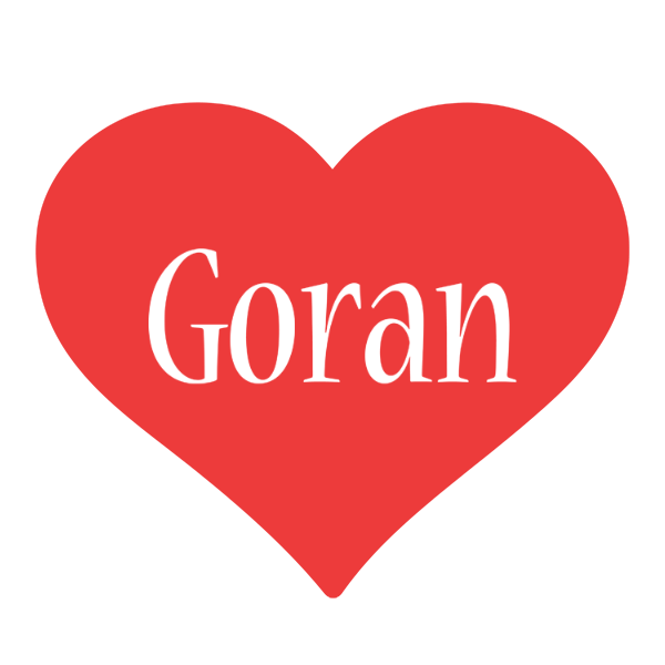 Goran love logo