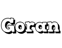 Goran snowing logo