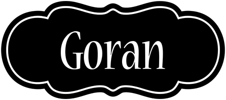 Goran welcome logo