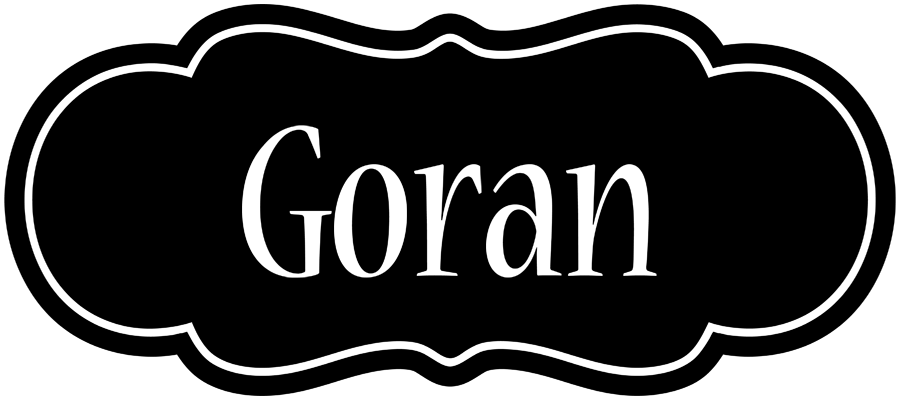 Goran welcome logo
