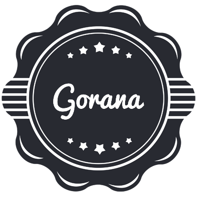 Gorana badge logo