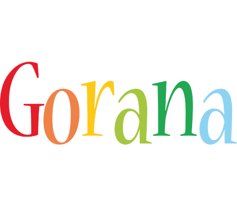 Gorana birthday logo