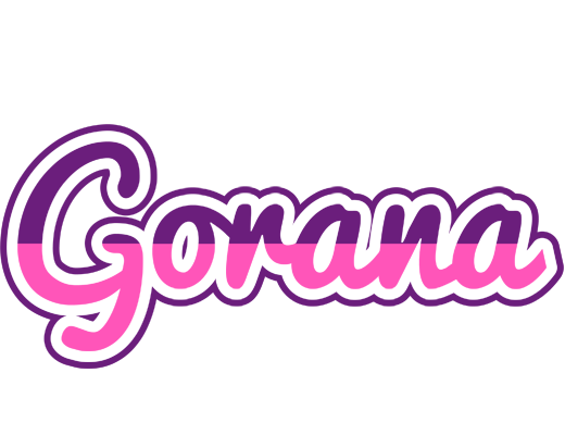 Gorana cheerful logo