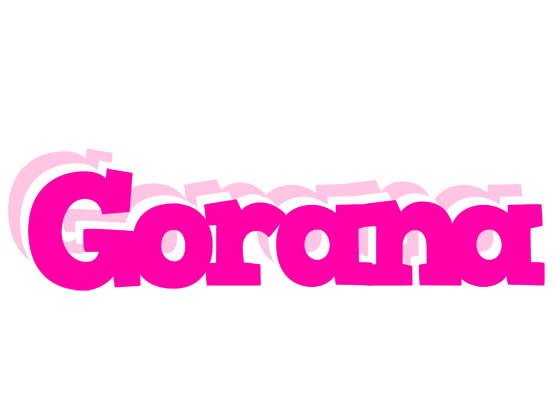 Gorana dancing logo