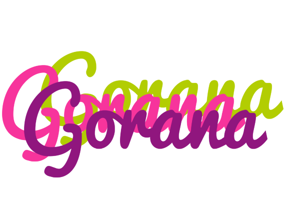 Gorana flowers logo