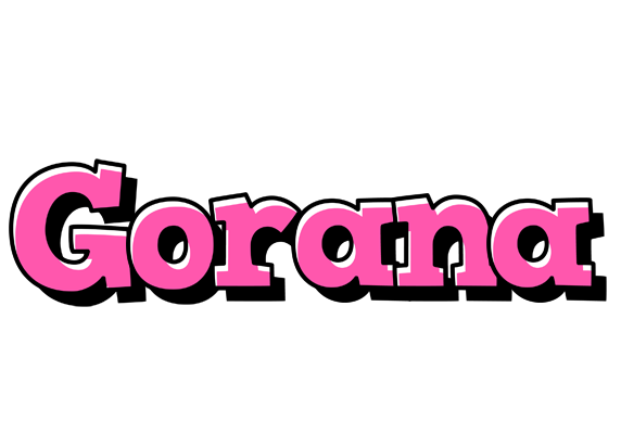 Gorana girlish logo