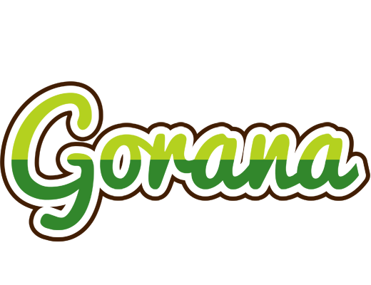 Gorana golfing logo