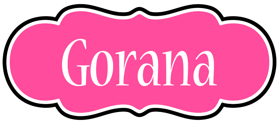 Gorana invitation logo