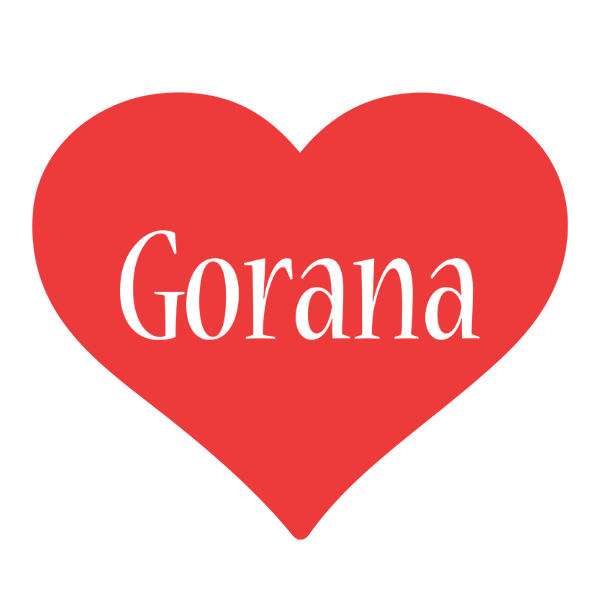 Gorana love logo