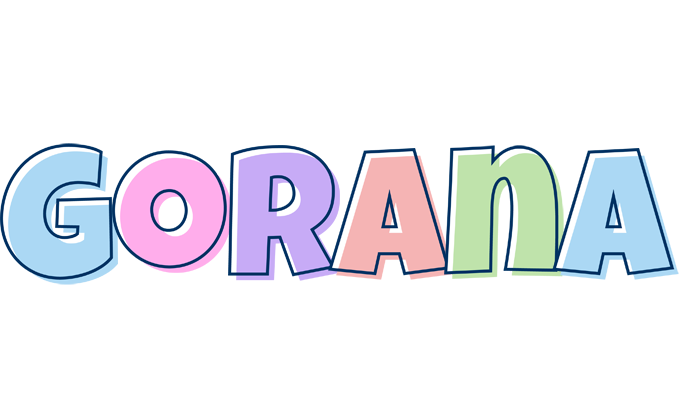 Gorana pastel logo