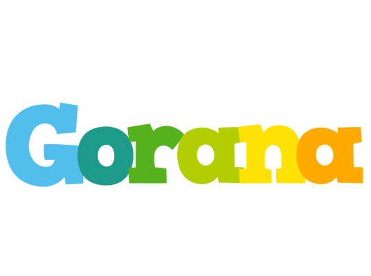 Gorana rainbows logo