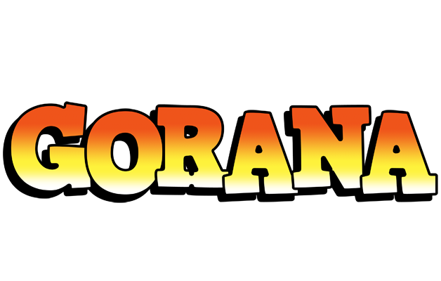 Gorana sunset logo