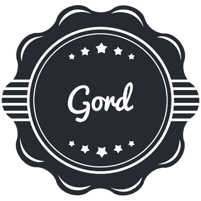 Gord badge logo
