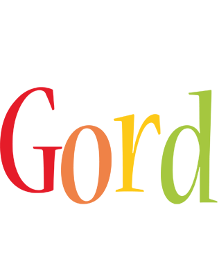 Gord birthday logo