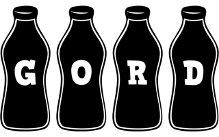 Gord bottle logo