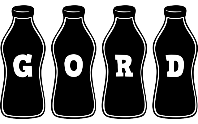 Gord bottle logo