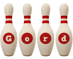 Gord bowling-pin logo