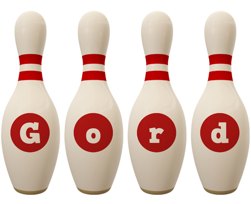 Gord bowling-pin logo