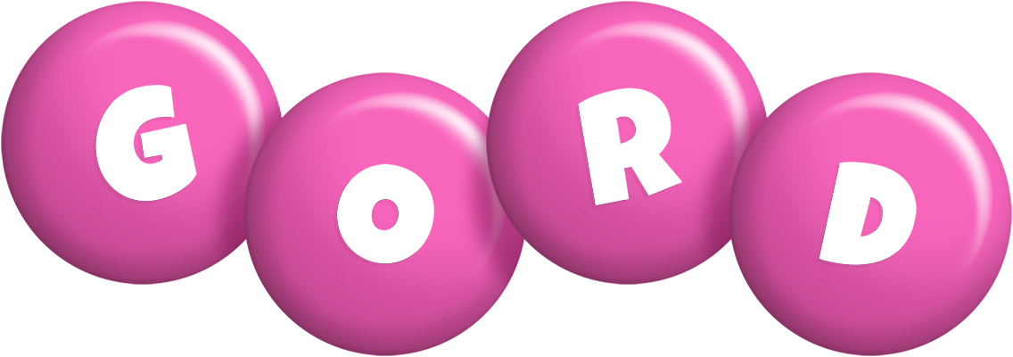 Gord candy-pink logo